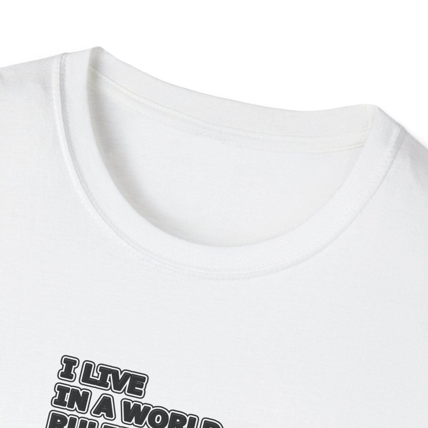 "I live in a world ruled by corporations" by Tin Foil Wear